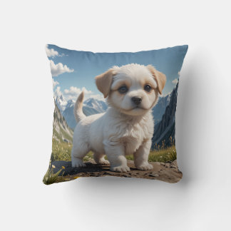 Cute puppy pillow cushion