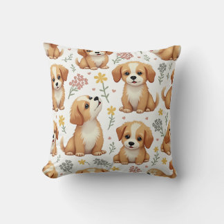cute puppy pillow cushion