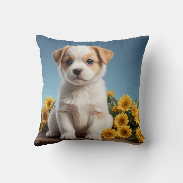 Cute puppy pillow cushion (Back)