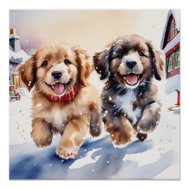 Cute puppy poster (Front)