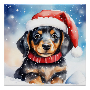 Cute puppy poster