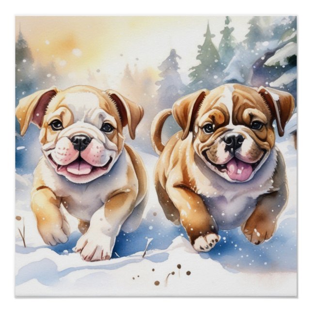 Cute puppy poster (Front)