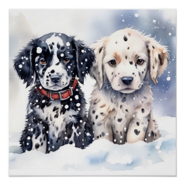 Cute puppy poster (Front)