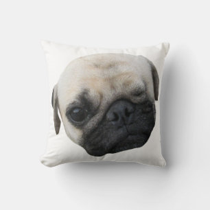 Cute Puppy Pug Dog Friend ... かわいい 子犬 Cushion