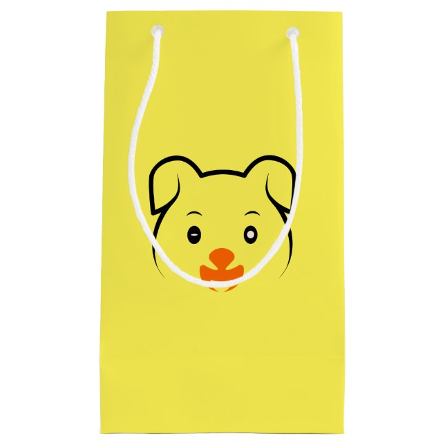 Cute Puppy Small Gift Bag (Front)