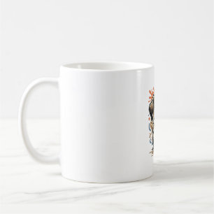 Cute Puppy Splash Engraving Vector Design_1 Coffee Mug