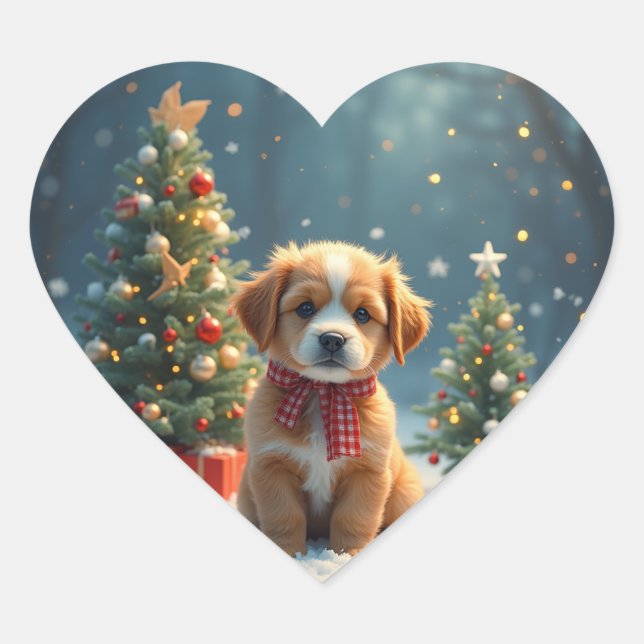 cute puppy Sticker (Front)