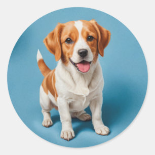 Cute puppy sticker