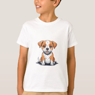 Cute Puppy T-Shirt for Kids - Adorable Graphic Tee