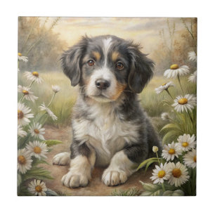 Cute Puppy Tile
