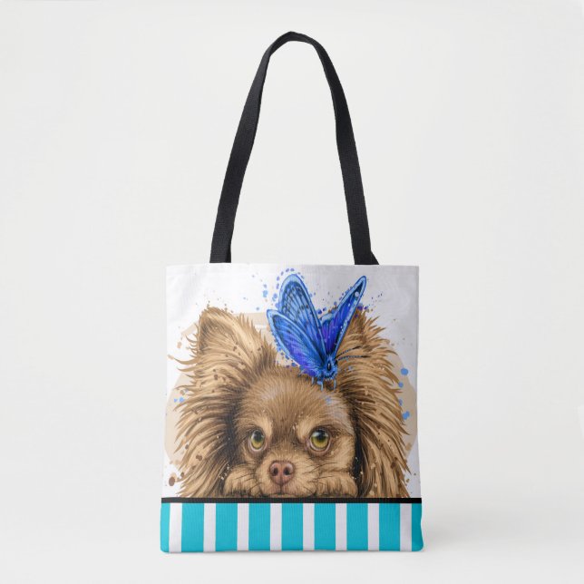 Cute Puppy Tote - See Back! (Front)