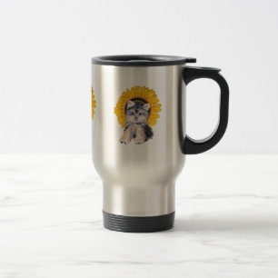 Cute puppy travel mug