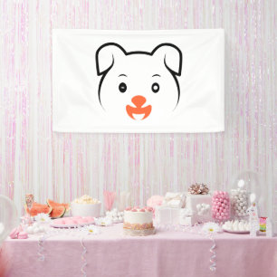 Cute Puppy Wink Banner