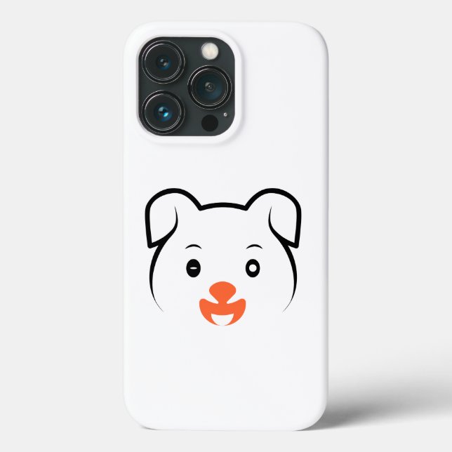 Cute Puppy Wink Case-Mate iPhone Case (Back)