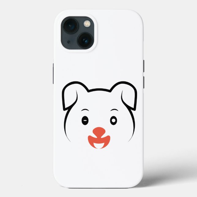 Cute Puppy Wink Case-Mate iPhone Case (Back)