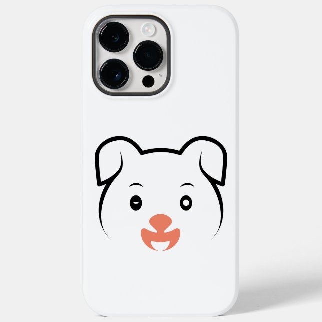 Cute Puppy Wink Case-Mate iPhone Case (Back)