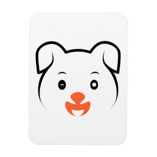 Cute Puppy Wink Magnet