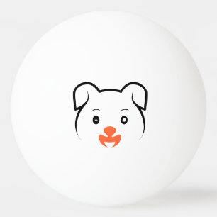 Cute Puppy Wink Ping Pong Ball