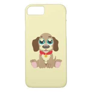Cute Puppy With Beautiful Eyes iPhone 8/7 Case