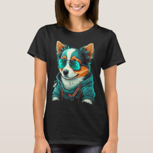 Cute Puppy With Sunglasses  1 T-Shirt