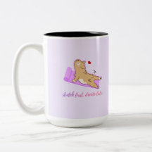Cute Puppy Workout Mug – Lazy Fitness Humour