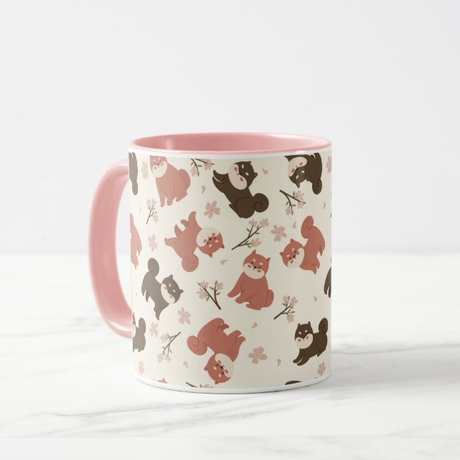 Cute  Pups Mug (Front Left)