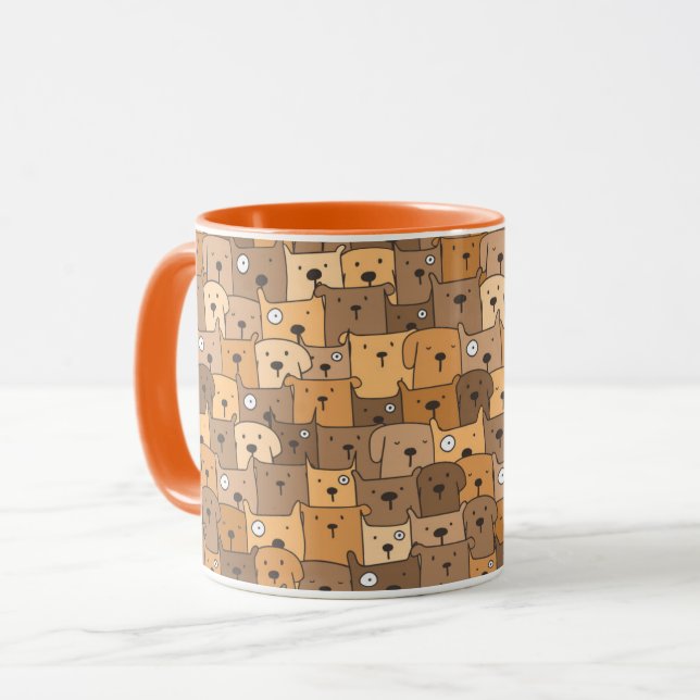 Cute  Pups Mug (Front Left)
