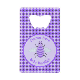 Cute Purple Baby Bee Gender Reveal Neutral Custom