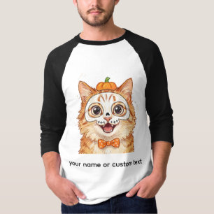 Cute Purple Bat Halloween Coloured Pencil Illustra T-Shirt