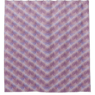 Cute Purple Butterfly Design Shower Curtain