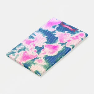 Cute Purple Clouds Lined Post It Notes