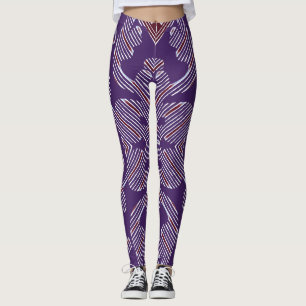 Cute purple colour trendy "Ratti_Creative_Arts" Leggings