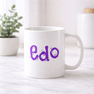 Cute Purple Edo Coffee Mug