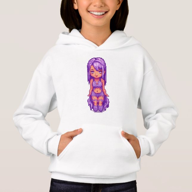Cute purple girl   (Front)