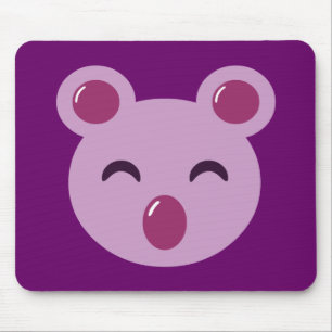 Cute Purple Koala Bear Mouse Mat
