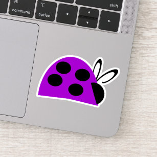 Cute Purple Ladybug