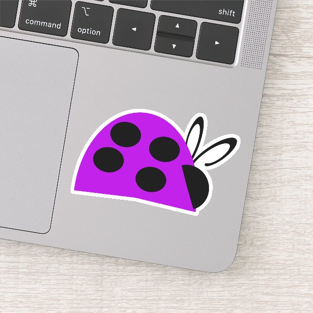 Cute Purple Ladybug (Detail)