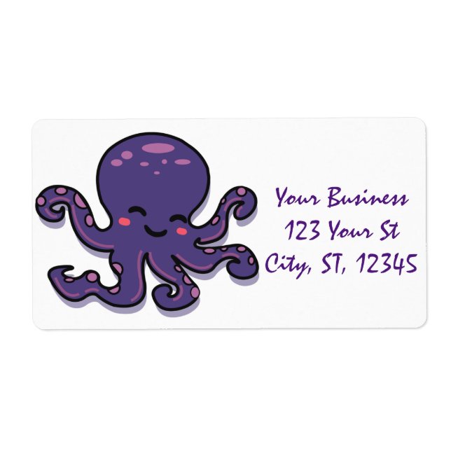 Cute Purple Octopus Thunder_Cove (Front)