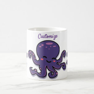 Cute Purple Octopus Thunder_Cove Coffee Mug