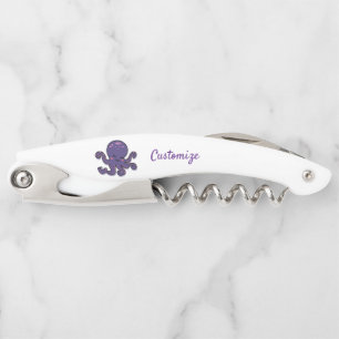 Cute Purple Octopus Thunder_Cove Corkscrew