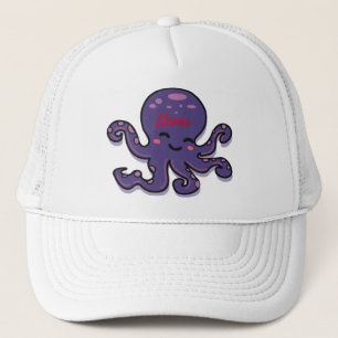 Cute Purple Octopus Thunder_Cove Trucker Hat