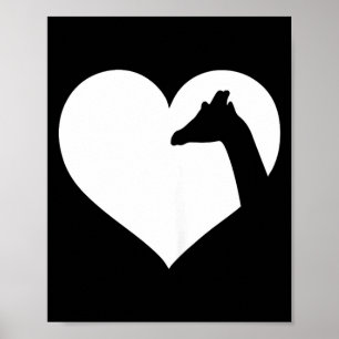 Cute Purple Or Nk Giraffe  Poster