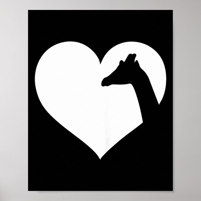 Cute Purple Or Nk Giraffe  Poster (Front)