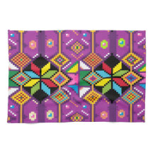 Cute purple, orange pattern Mochila art