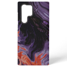 Cute Purple Pattern Samsung Case Compatible