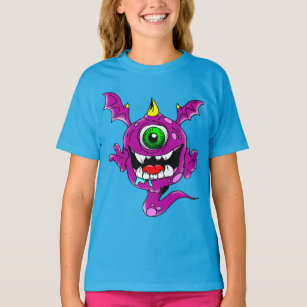 Cute Purple People Eater Monster T-Shirt