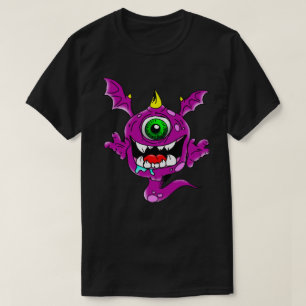 Cute Purple People Eater Monster T-Shirt
