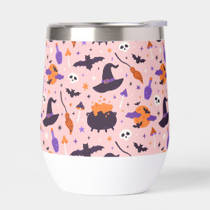Cute Purple & Pink Halloween Pattern