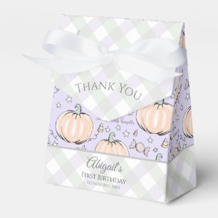 Cute Purple Sweet Little Pumpkin Halloween & Fall Favour Box