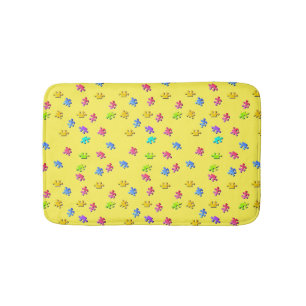 Cute Puzzle Piece Bath Mat